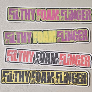 Filthy Foam Flinger Sticker